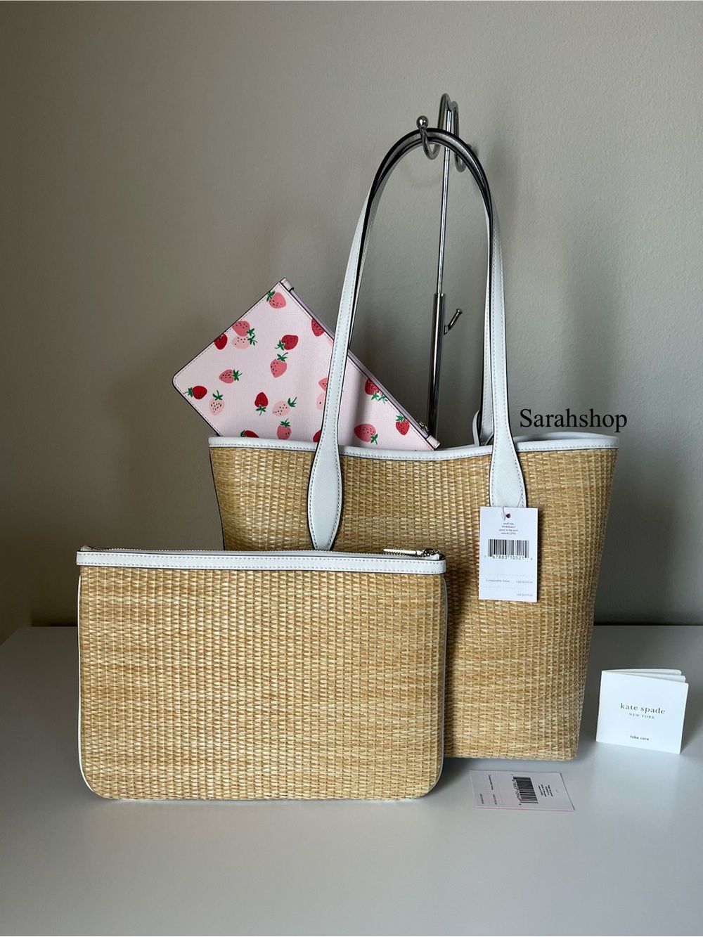 ♠️Kate Spade Picnic in the park small tote set - Picture 2 of 16